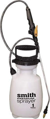 Smith Performance Sprayers - 1 Gal Chemical Safe Garden Hand Sprayer - Use with Cleaners/Degreasers, Polyethylene Tank, Funnel Mouth, Reinforced Hose - Exact Tool & Supply
