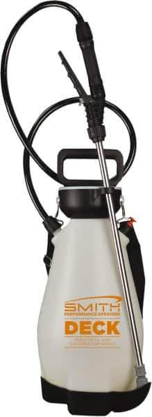 Smith Performance Sprayers - 2 Gal Chemical Safe Garden Hand Sprayer - Polyethylene Tank, Funnel Mouth, Reinforced Hose - Exact Tool & Supply