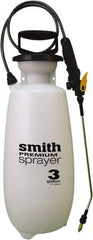 Smith Performance Sprayers - 3 Gal Chemical Safe Garden Hand Sprayer - Use with Cleaners/Degreasers, Polyethylene Tank, Funnel Mouth, Reinforced Hose - Exact Tool & Supply