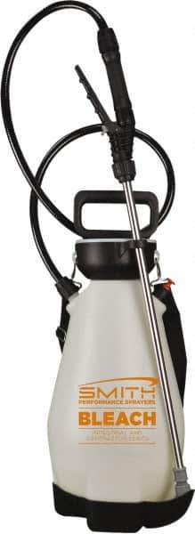 Smith Performance Sprayers - 2 Gal Chemical Safe Garden Hand Sprayer - Use with Cleaners, Polyethylene Tank, Funnel Mouth, Reinforced Hose - Exact Tool & Supply