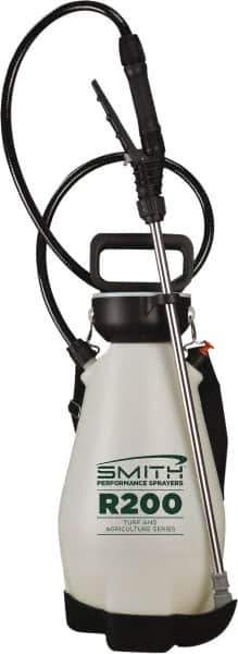 Smith Performance Sprayers - 2 Gal Chemical Safe Garden Hand Sprayer - Use with Cleaners/Degreasers, Polypropylene Tank, Wide Mouth, Reinforced Hose - Exact Tool & Supply