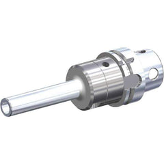Kennametal - KM4X100 100mm Shank Diam Modular Connection, 20mm Hole Diam, Hydraulic Tool Holder/Chuck - 27.5mm Nose Diam, 200mm Projection, 41mm Clamp Depth, Through Coolant - Exact Tool & Supply