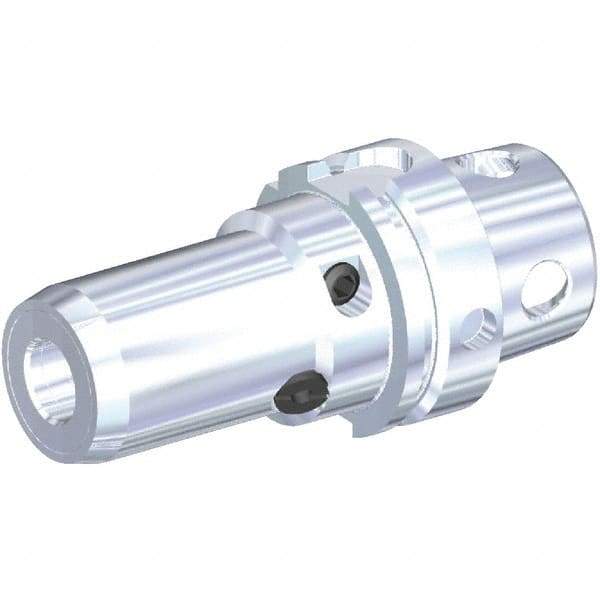 Kennametal - KM4X100 100mm Shank Diam Modular Connection, 1/4" Hole Diam, Hydraulic Tool Holder/Chuck - 25.7mm Nose Diam, 85.85mm Projection, 27mm Clamp Depth, Through Coolant - Exact Tool & Supply