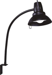 Electrix - 22 Inch, Gooseneck, L Bracket Wall, LED, Black, General Purpose Task Light - 11 Watt, 100 to 120 Volt, Nonmagnifying - Exact Tool & Supply
