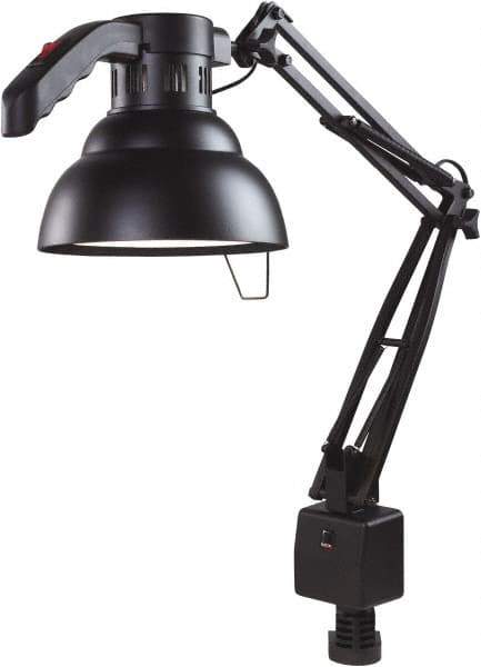 Electrix - 30 Inch, Articulated, Clamp Mounted, LED, Black, General Purpose Task Light - 11 Watt, 100 to 120 Volt, Nonmagnifying - Exact Tool & Supply
