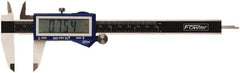 Fowler - 0 to 150mm Range, 0.01mm Resolution, IP54 Electronic Caliper - Stainless Steel with 1-1/2" Stainless Steel Jaws, 0.03mm Accuracy - Exact Tool & Supply