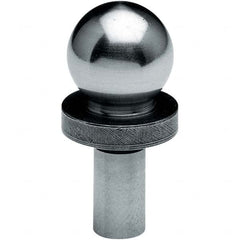 TE-CO - 3/8" Ball Diam, 3/16" Shank Diam, Alloy Steel Inspection Tooling Ball - Exact Tool & Supply