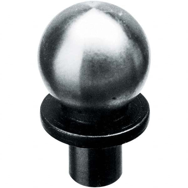 TE-CO - 1/2" Ball Diam, 1/4" Shank Diam, Alloy Steel Inspection Tooling Ball - Exact Tool & Supply