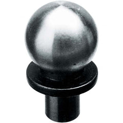 TE-CO - 6mm Ball Diam, 3mm Shank Diam, Alloy Steel Inspection Tooling Ball - Exact Tool & Supply
