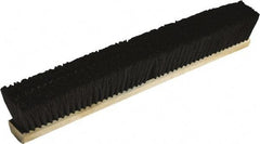 O-Cedar - 36" Combo Duty Polypropylene/Steel Wire Center Push Broom - 3" Bristle Length, Wood Block, Threaded Handle Connection, Handle Sold Separately - Exact Tool & Supply