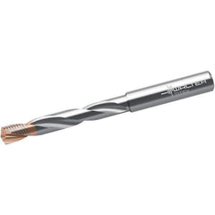 Walter-Titex - 5.2mm 140° Solid Carbide Jobber Drill - Tinal/AlCrN Finish, Right Hand Cut, Spiral Flute, Straight Shank, 82mm OAL - Exact Tool & Supply