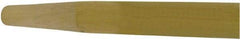 O-Cedar - 60 x 1" Wood Squeegee Handle - Tapered Connection, Tan - Exact Tool & Supply