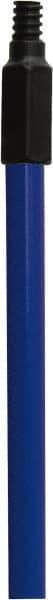 O-Cedar - 60 x 1" Fiberglass Squeegee Handle - Threaded Connection, Blue - Exact Tool & Supply