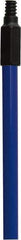 O-Cedar - 60 x 1" Fiberglass Squeegee Handle - Threaded Connection, Blue - Exact Tool & Supply