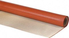 Auburn Mfr - 3' Wide x 0.047" Thick Silica Welding Cloth Roll - Red & Tan - Exact Tool & Supply