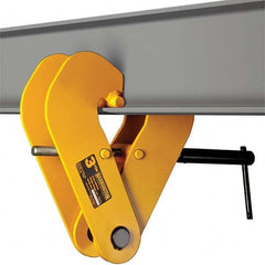 Harrington Hoist - Lifting Clamps Type: Beam Clamp Minimum Grip (Inch): 0.8280 - Exact Tool & Supply