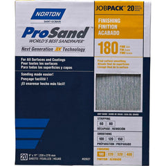 Norton - Sanding Sheets Abrasive Material: Aluminum Oxide Grade: Fine - Exact Tool & Supply