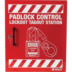 Brady - Empty Steel Padlock Station - Exact Tool & Supply