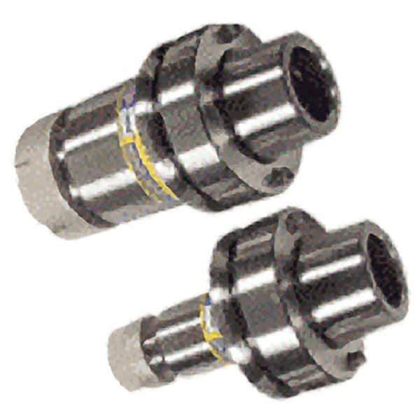 Iscar - 0.5mm to 10mm Capacity, 160mm Projection, HSK63F Hollow Taper, ER16 Collet Chuck - 0.0001" TIR, Through-Spindle - Exact Tool & Supply