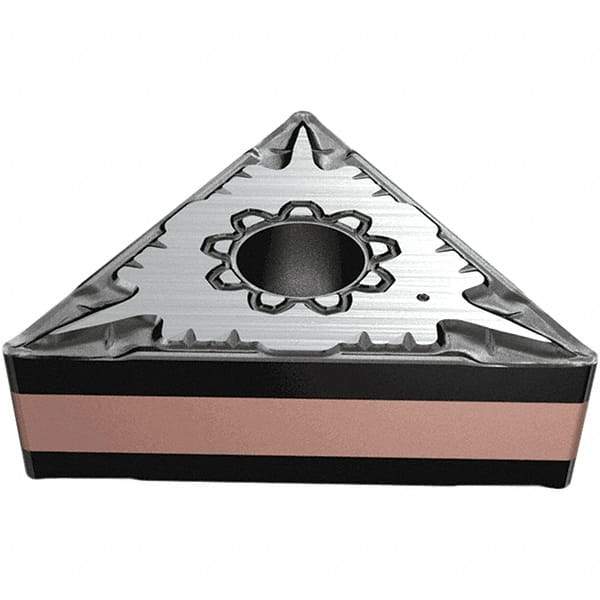 Iscar - TNMG432 F3M Grade IC6025 Carbide Turning Insert - TiCN/Al2O3/TiN Finish, 60° Triangle, 12.7mm Inscr Circle, 4.76mm Thick, 0.8mm Corner Radius - Exact Tool & Supply