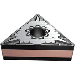 Iscar - WNMG432 PP Grade IC806 Carbide Turning Insert - AlTiN Finish, 80° Trigon, 12.7mm Inscr Circle, 4.76mm Thick, 0.8mm Corner Radius - Exact Tool & Supply