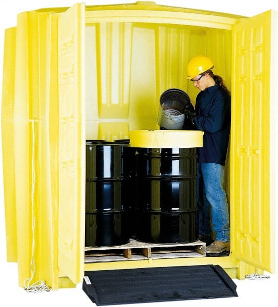 Enpac - Drum Storage Units & Lockers Type: Drum Storage Locker Number of Drums: 8 - Exact Tool & Supply
