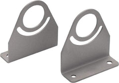 Waldmann Lighting - Task & Machine Light Mounting Bracket Set - Silver, For Use with Mach LED Plus 40 - Exact Tool & Supply