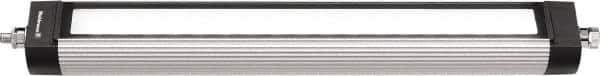 Waldmann Lighting - 120 VAC, 21 Watt, LED, Linear Machine Light - Bracket Mount, 4.9m Cord, IP67, Silver - Exact Tool & Supply