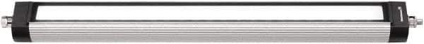 Waldmann Lighting - 120 VAC, 27 Watt, LED, Linear Machine Light - Bracket Mount, 4.9m Cord, IP67, Silver - Exact Tool & Supply