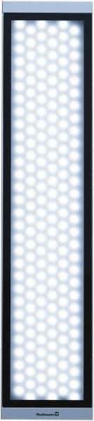 Waldmann Lighting - 24 VDC, 32 Watt, LED, Linear Machine Light - Bracket Mount, 4.9m Cord, IP67, Silver - Exact Tool & Supply
