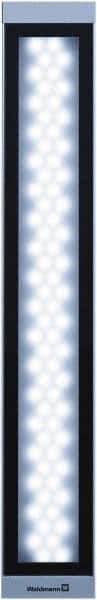 Waldmann Lighting - 24 VDC, 24 Watt, LED, Linear Machine Light - Bracket Mount, 4.9m Cord, IP67, Silver - Exact Tool & Supply