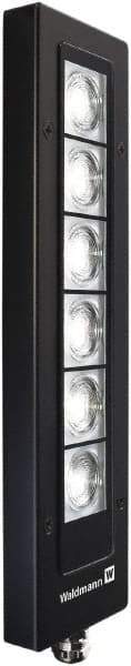 Waldmann Lighting - 24 VDC, 13 Watt, LED, Linear Machine Light - Direct Mount, 3m Cord, IP67, Black - Exact Tool & Supply