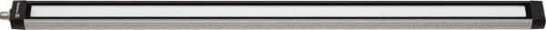 Waldmann Lighting - 24 VDC, 21.5 Watt, LED, Linear Machine Light - Bracket Mount, 4.9m Cord, IP67, Silver - Exact Tool & Supply