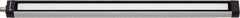 Waldmann Lighting - 24 VDC, 16 Watt, LED, Linear Machine Light - Bracket Mount, 4.9m Cord, IP67, Silver - Exact Tool & Supply