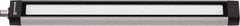 Waldmann Lighting - 24 VDC, 10.5 Watt, LED, Linear Machine Light - Bracket Mount, 4.9m Cord, IP67, Silver - Exact Tool & Supply