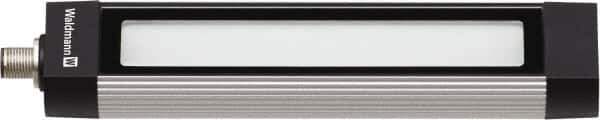 Waldmann Lighting - 24 VDC, 5 Watt, LED, Linear Machine Light - Bracket Mount, 4.9m Cord, IP67, Silver - Exact Tool & Supply