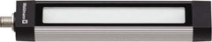 Waldmann Lighting - 24 VDC, 5 Watt, LED, Linear Machine Light - Bracket Mount, 4.9m Cord, IP67, Silver - Exact Tool & Supply