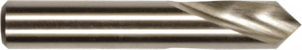 Magafor - 3/16" Body Diam, 90°, 1-3/8" OAL, High Speed Steel Spotting Drill - Exact Tool & Supply