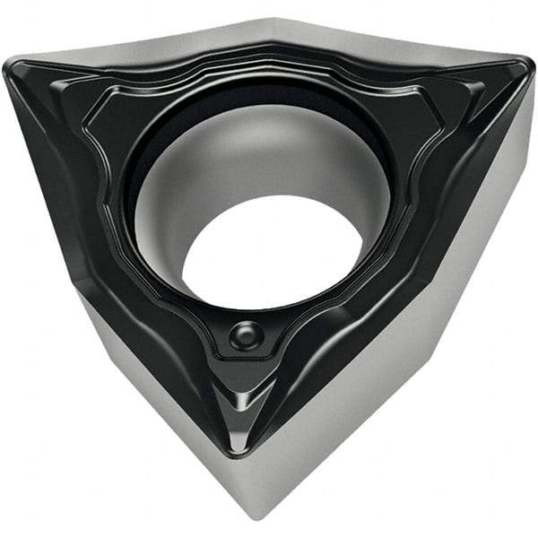 Walter - WCMT32.51 FM4 Grade WSM20S Carbide Turning Insert - 80° Trigon, 3/8" Inscr Circle, 5/32" Thick, 0.4mm Corner Radius - Exact Tool & Supply