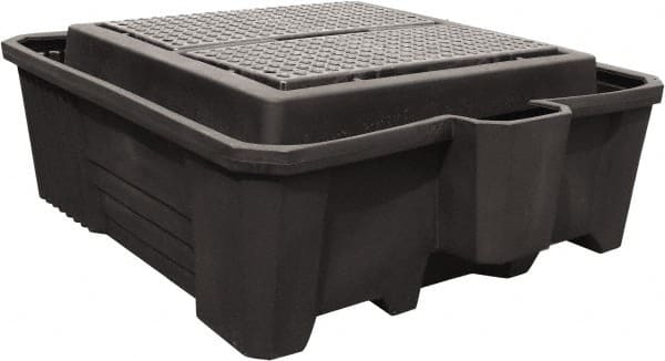 Enpac - IBC Sumps, Platforms & Decks Type: IBC Pallet w/Drain Number of Totes: 1 - Exact Tool & Supply