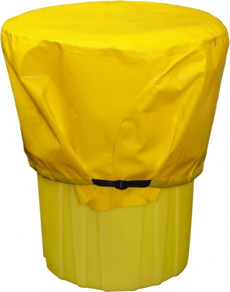 Enpac - 65 & 95 Gal, 1 mil, Polyethylene Drum Cover - Exact Tool & Supply