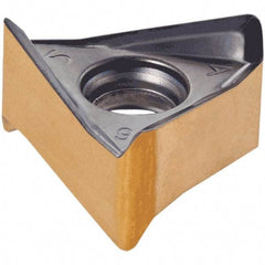 Iscar - H690 TNKX100504 PNTR Grade IC830 Carbide Milling Insert - TiAlN/AlTiN/TiN Finish, 4.7mm Thick, 6.2mm Inscribed Circle, 0.4mm Corner Radius - Exact Tool & Supply