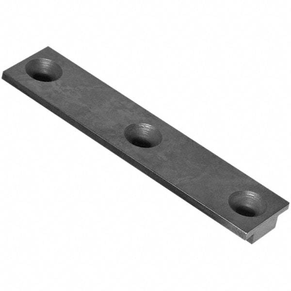Raptor Workholding - 1 Piece Vise 1/8" Parallel Master Jaw Insert - Steel, 3/4" Long, 0.308" High - Exact Tool & Supply