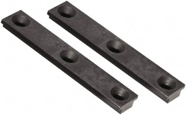 Raptor Workholding - 1 Piece Vise 1/16" Parallel Master Jaw Insert - Steel, 7/8" Long, 0.308" High - Exact Tool & Supply