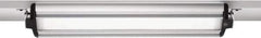 Waldmann Lighting - Nonadjustable, Bracket Mounted, LED, Silver, General Purpose Task Light - 34 Watt, 100 to 240 Volt, Nonmagnifying - Exact Tool & Supply