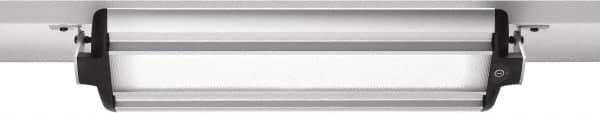Waldmann Lighting - Nonadjustable, Bracket Mounted, LED, Silver, General Purpose Task Light - 24 Watt, 100 to 240 Volt, Nonmagnifying - Exact Tool & Supply