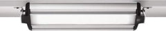 Waldmann Lighting - Nonadjustable, Bracket Mounted, LED, Silver, General Purpose Task Light - 24 Watt, 100 to 240 Volt, Nonmagnifying - Exact Tool & Supply