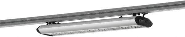 Waldmann Lighting - Nonadjustable, Bracket Mounted, LED, Silver, General Purpose Task Light - 26 Watt, 100 to 240 Volt, Nonmagnifying - Exact Tool & Supply