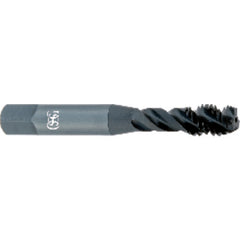 ‎10-32 Dia-H3-3 FL-HSS-Steam Oxide-Modified Bottom Spiral Flute Tap - Exact Tool & Supply
