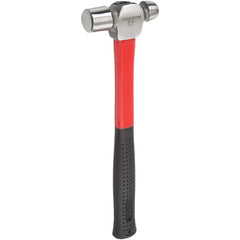 Ball Pein Hammer - 8 oz Fiberglass Handle - Exact Tool & Supply